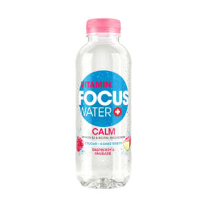 Ein Produktbild von Focuswater Calm Vitaminwasser ohne Zucker